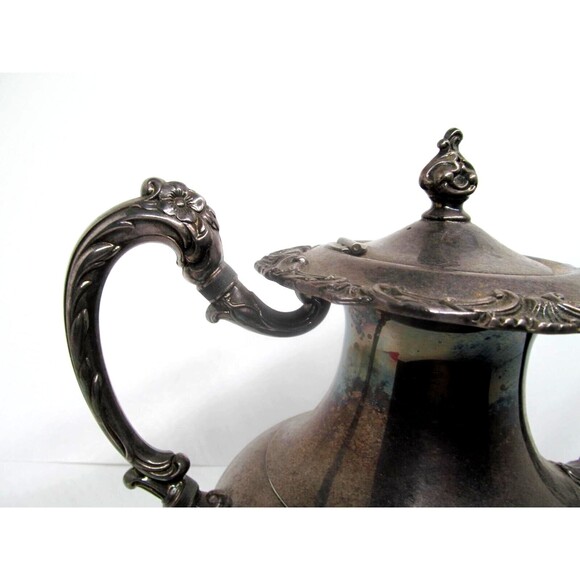 Ascot By Community Reproduction Sheffield Design Silver Plate Coffee Pot - Picture 8 of 16